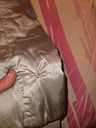 Chaqueta Bomber Plateada Talla S Jennyfer