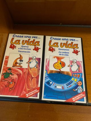 Lote 3 VHS Érase una vez... La vida