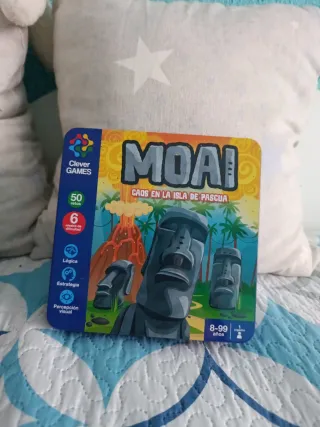 Juego de mesa MOAI Caos en la Isla de Pascua