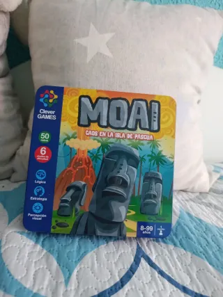 Juego de mesa MOAI Caos en la Isla de Pascua