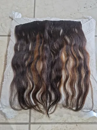 Extensiones de Pelo Natura  Marrón Ondulado