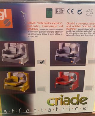 Affettatrice elettrica SGL Criade