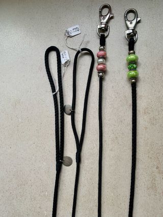 Correas para mascota, hechas a mano , con abalorio