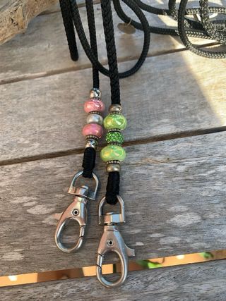 Correas para mascota, hechas a mano , con abalorio