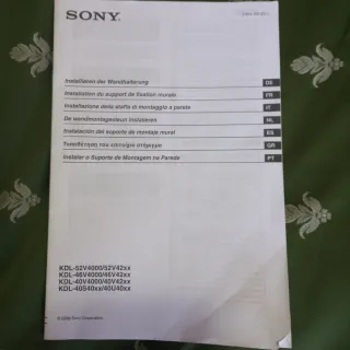 Televisión Sony BRAVIA Negra 40"