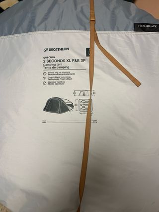 Tienda de campaña 3 personas