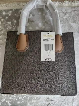 Bolso Michael Kors Marrón y Dorado