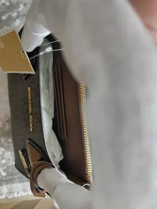 Bolso Michael Kors Marrón y Dorado