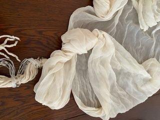 Sciarpa Etro in seta beige
