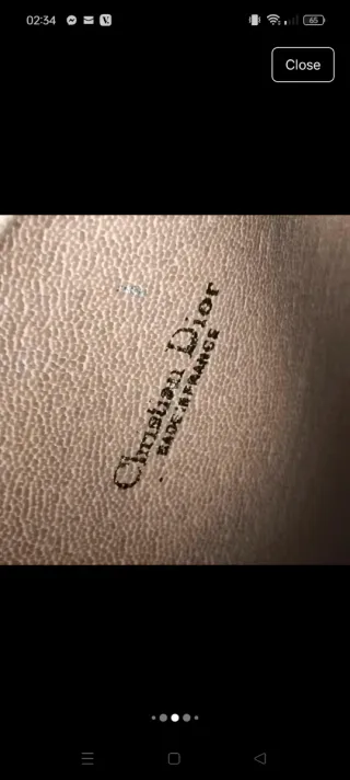 Bolso Christian Dior bandolera beige y marrón