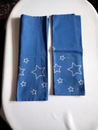 Set 2 strofinacci cotone stelle