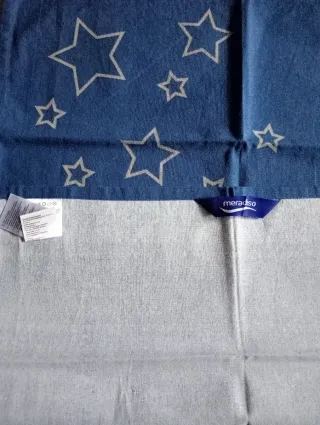 Set 2 strofinacci cotone stelle