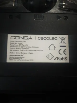 Conga Cecotec Eternal Pet Vital para piezas