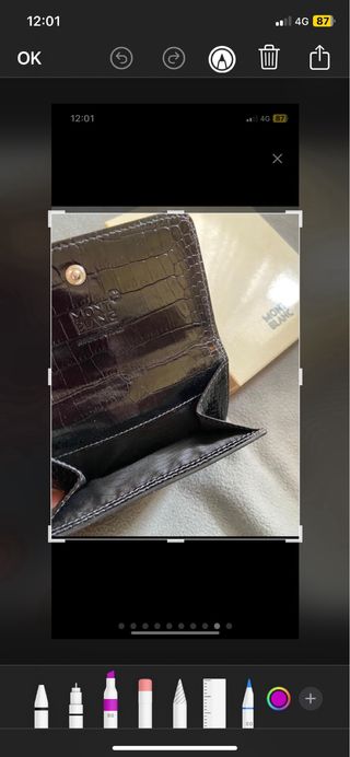 Cartera Mont Blanc Negra