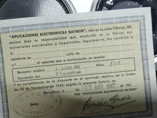 Radio T-3000 FM AM Baybor