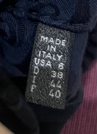 Chaqueta americana azul oscuro estampada