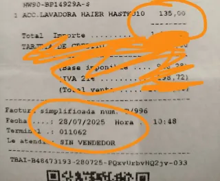 Soporte torre lavadora y secadora.