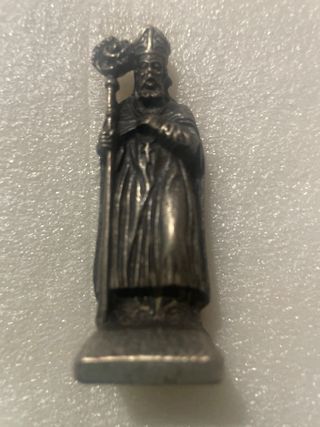 Antiguo ajedrez bronce cristianos contra moriscos