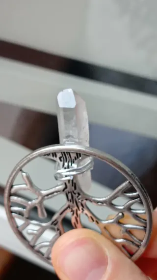 Ciondolo Albero della Vita con Quarzo