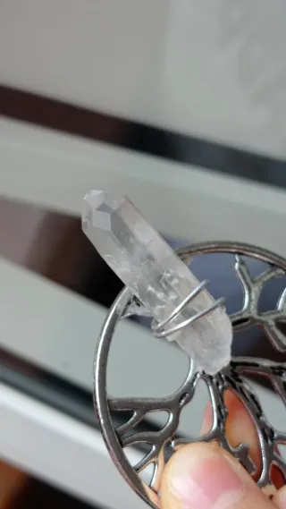 Ciondolo Albero della Vita con Quarzo