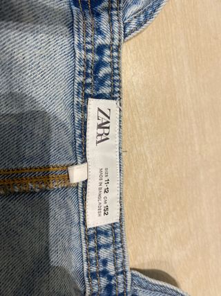 Peto vaquero Zara como nuevo.