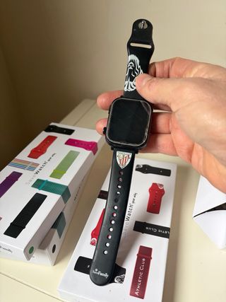 Reloj SaveFamily Negro con Logo Athletic Club