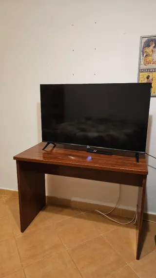 Escritorio madera marrón oscuro