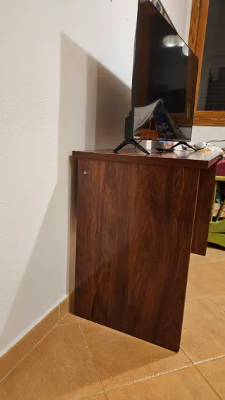 Escritorio madera marrón oscuro