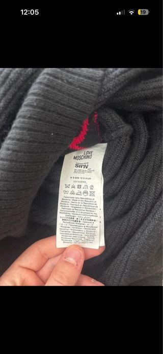 Vestito Moschino cuore rosso nero