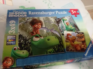 Lote 3 Juegos: Tragabolas, Lectron y Puzzle Dinosa