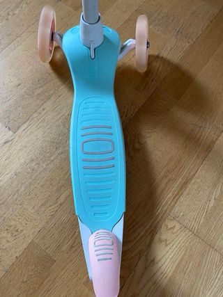 Patinete 3 ruedas con luces