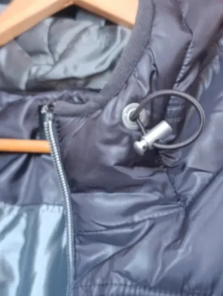 Cazadora Acolchada Celio Gris Metalizado Talla XL