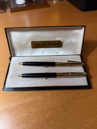 CONJUNTO DE BOLÍGRAFOS SHEAFFER – ESTUCHE ORIGINAL