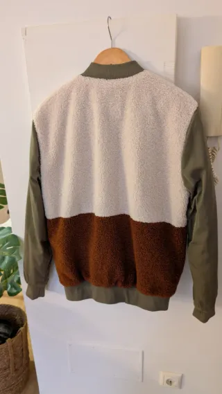 Bomber verde reversible