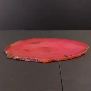 Grande fetta di Agata rosa