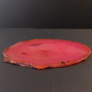 Grande fetta di Agata rosa