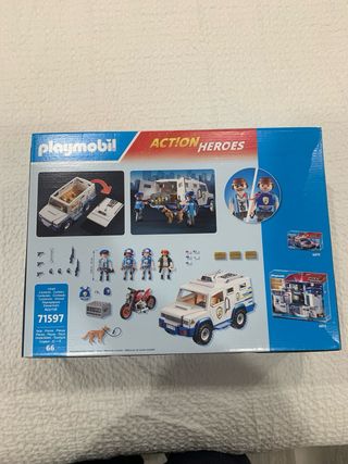 Playmobil Transporte Dinero Policía 71597