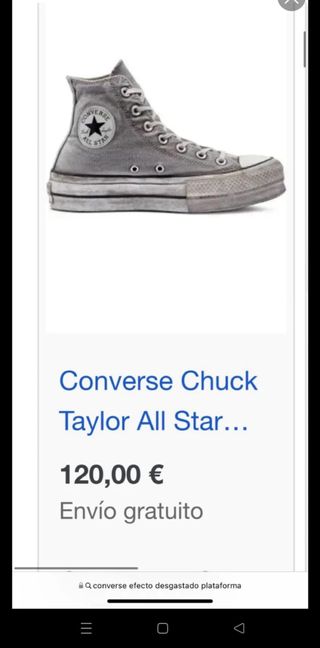 Converse con plataforma.