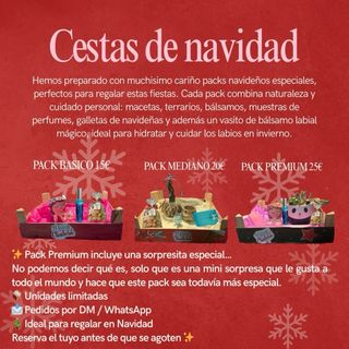 Cestas de Navidad para regalo