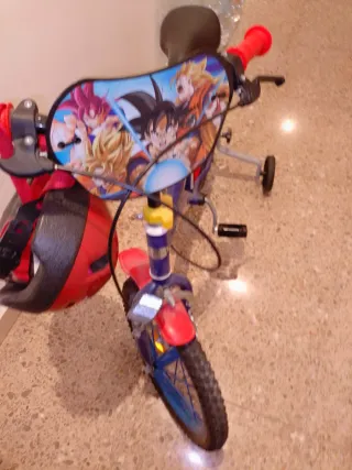 Bicicleta infantil Dragon Ball