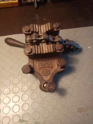 Tornillo de banco cadena para tuberías