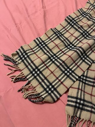 Bufanda Burberry Clásica Tartán Beige