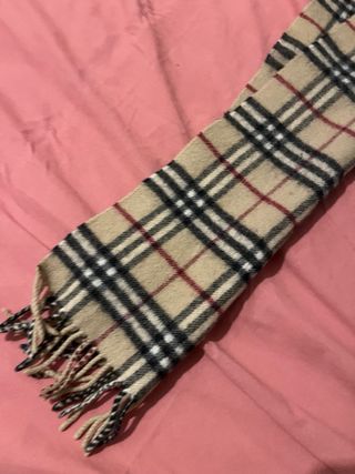 Bufanda Burberry Clásica Tartán Beige