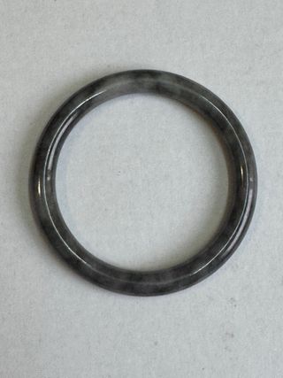 Pulsera de jade gris y negro