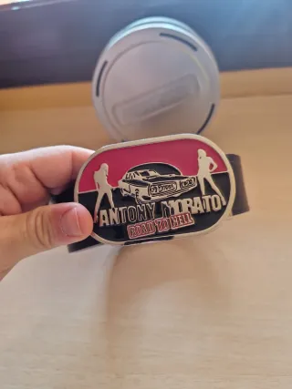 Cinturón Antony Morato con hebilla diseño. Talla s