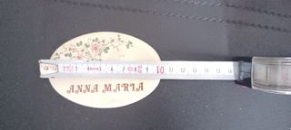 Targa Smaltata Decorata Anna Maria