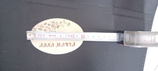 Targa Smaltata Decorata Anna Maria