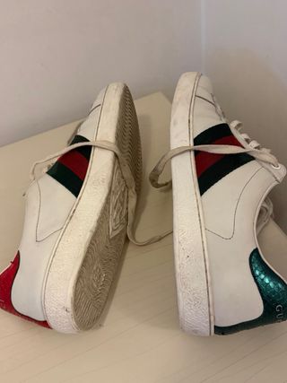 Scarpe Gucci Uomo Bianche Rosse Verdi