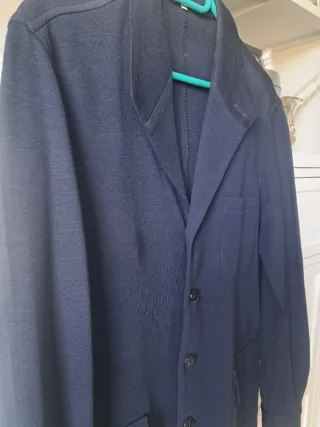 Blazer caballero azul marino