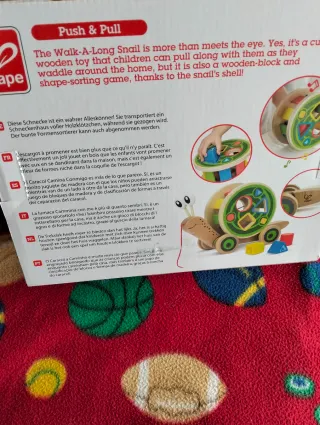 Juguete Hape Carro Caracol de arrastre